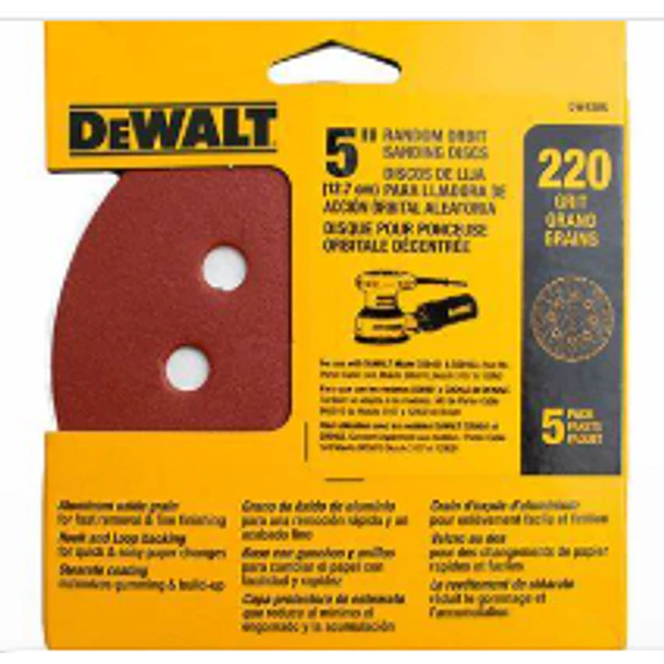 DISCO LIJA DEWALT 5