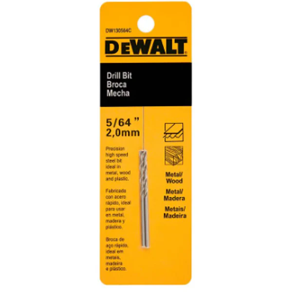 BROCA DEWALT HSS X UNIDAD 5/64 DWA32641G 2