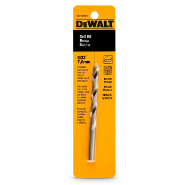 BROCA DEWALT HSS X UNIDAD 9/32 DWA32932G 1