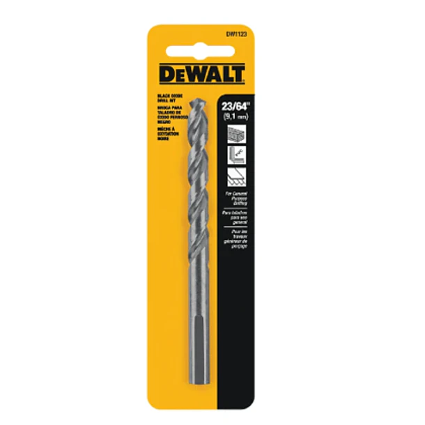 BROCA DEWALT HSS X UNIDAD 23/64 DWA32064G 2