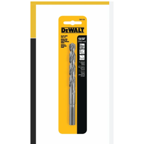 BROCA DEWALT HSS X UNIDAD 13/32 DWA32432G 2