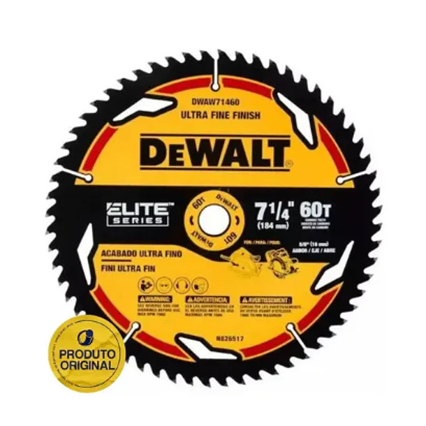 DISCO PARA SIERRA CIRCULAR 7 1/4 X 60 DIENTES REF DWAW71460 1