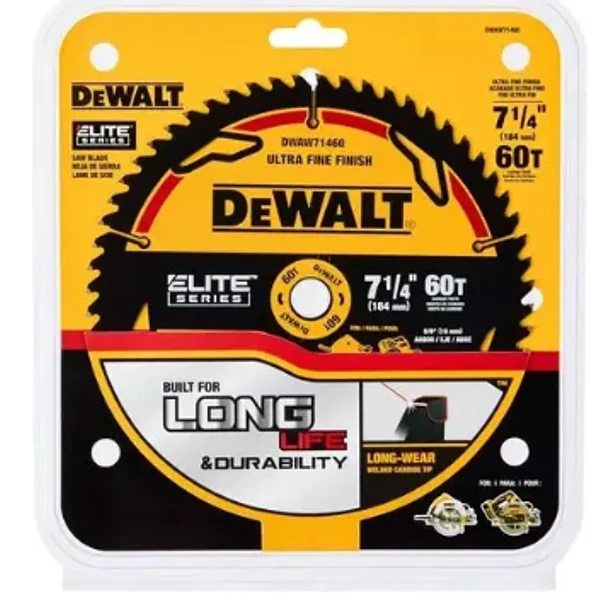 DISCO PARA SIERRA CIRCULAR 7 1/4 X 60 DIENTES REF DWAW71460 2