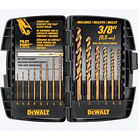 JGO BROCAS HSS DEWALT 1/16-3/8 14PZAS DW1263 1