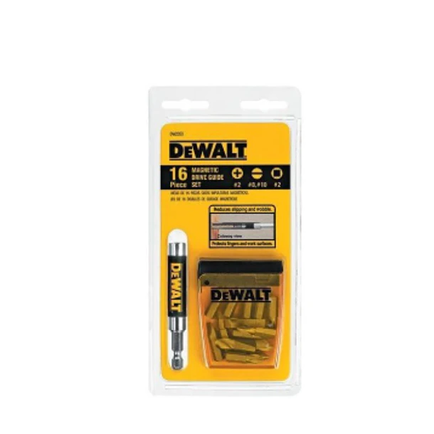JGO GUIAS MAGNETICAS DEWALT 16 PZAS DW2053CS 2