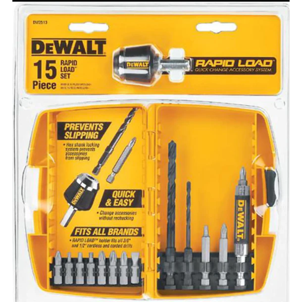 JGO PUNTAS DEWALT 15 PZS DW-2513 1