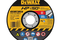 DISCO DEWALT CORTE METAL 4 1/2 X10 UNIDADES DW8062::ZX10