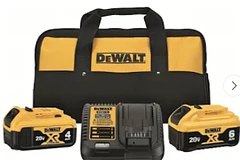 STARTER KIT DEWALT 2 BATERIAS 20V 40AH XR+CARGADOR 12-20V FLEXVOLT 