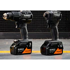 TALADRO PERCUTOR MCLAREN 20V XR DCD806 + PISTOLA IMPACTO DCF850 + 2 BATERIAS 5AH + CARGADOR + KITBOX TSTAK IIDCK2222MP2T-B3 2
