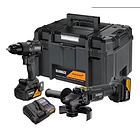 TALADRO PERCUTOR MCLAREN 20V XR DCD806 + PULIDORA DCG405 + 2 BATERIAS 5AH + CARGADOR + KITBOX TSTAK IVDCK2223MP2T-B3 1