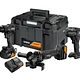 PISTOLA IMPACTO 1/2 MCLAREN 20V XR DCF900 + 2 BATERIAS 5AH + CARGADOR + KITBOX TSTAK II DCF99MP2T-B3