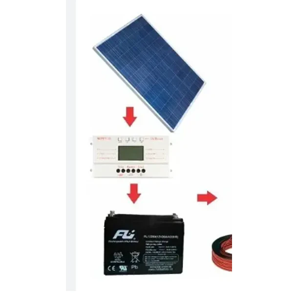 IMPULSADOR SOLAR CERCA ELECTRICA 120KM  2