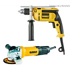 PROMO DEWALT TALADRO 1/2 PERCUTOR DWD024+ PULIDORA 4 1/2 DWE4010 DWE024-B3O 1