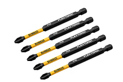 JGO PUNTA ESTRELLA IMPACTO DEWALT PH2 X 5 PZAS DWAF3PH2IR5