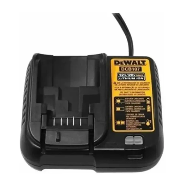 CARGADOR BATERIA DEWALT 12/20/60V 1.5 AMP DCB107 1