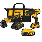 PROMO DEWALT ATORNILLADOR DCD7781D1+PULIDORA 4 1/2 DCG413B+BATERIA 4AH DCD7781D1-B3A  1