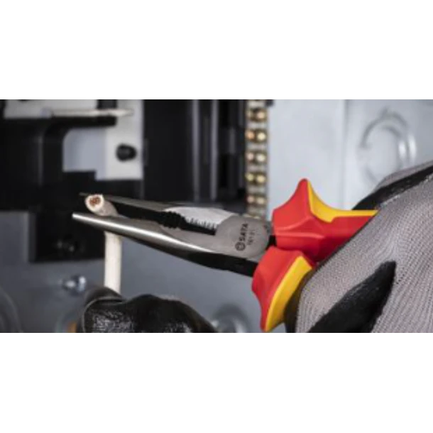 PINZA PUNTA SATA LARGA 1000V 8