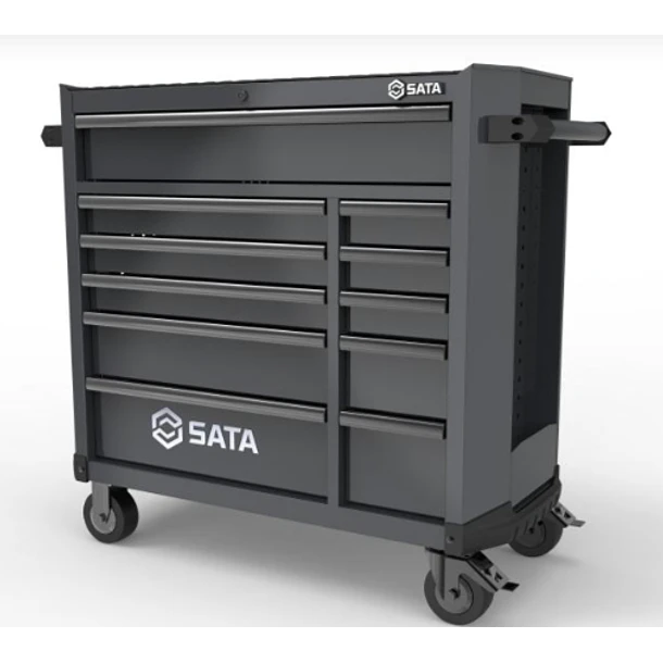 CARRO DE HERRAMIENTAS C/ 11 BANDEJAS VERDE SATA ST95114G 2
