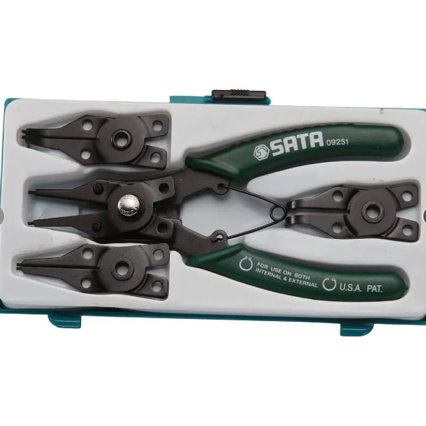 JGO PINZA PARA PINES SATA 5 PZAS PUNTAS INTERCAMBIABLES ST09251SJ