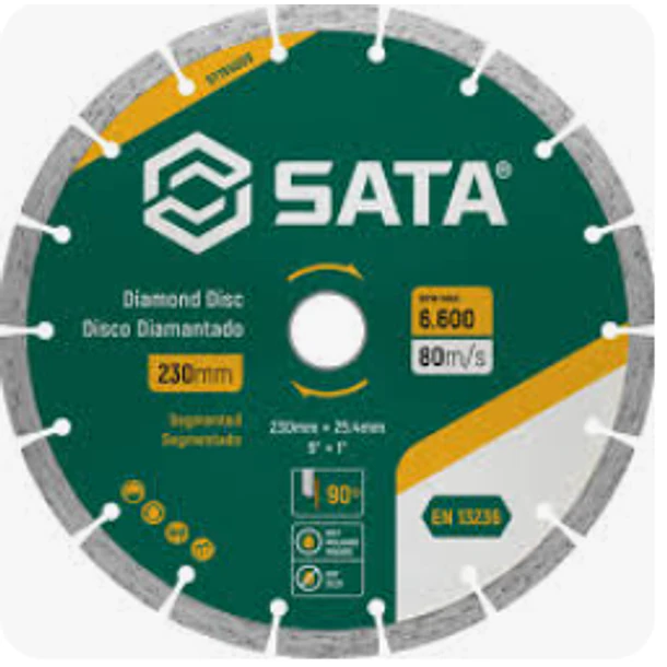 DISCO DIAMANTADO SEGMENTADO SATA 4 1/2 115MM ST155007
