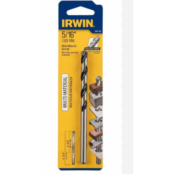 BROCA HSS LARGA P/FIBROCIMENTO IRWIN 5/16 X 280MM IW1843