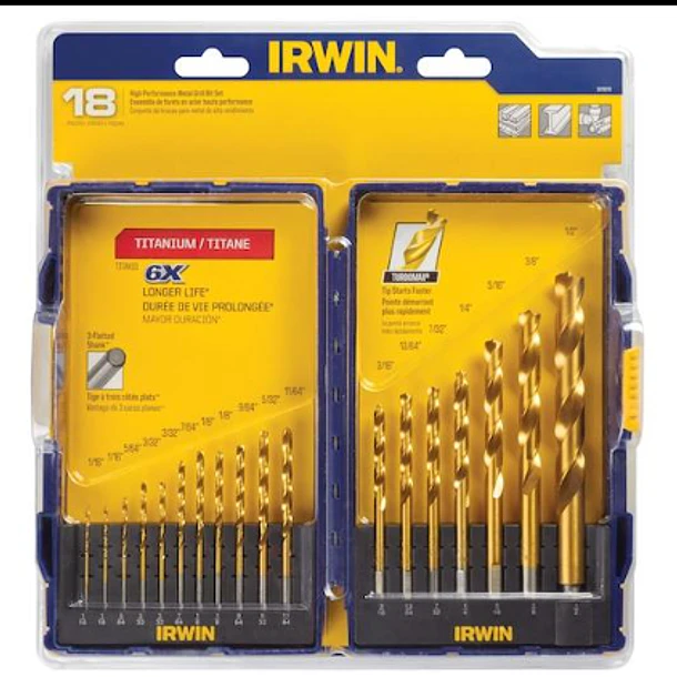 JGO BROCAS IRWIN NITRURO DE TITANIO 1/16 - 1/2