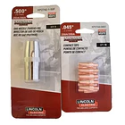JGO REPUESTO MIG EQUIPO LINCOLN 250 BOQUILLA+TOBERA+DIFUSOR 1