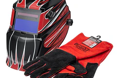PROMO CARETA LINCOLN WELDER READY + GUANTES SOLDAR