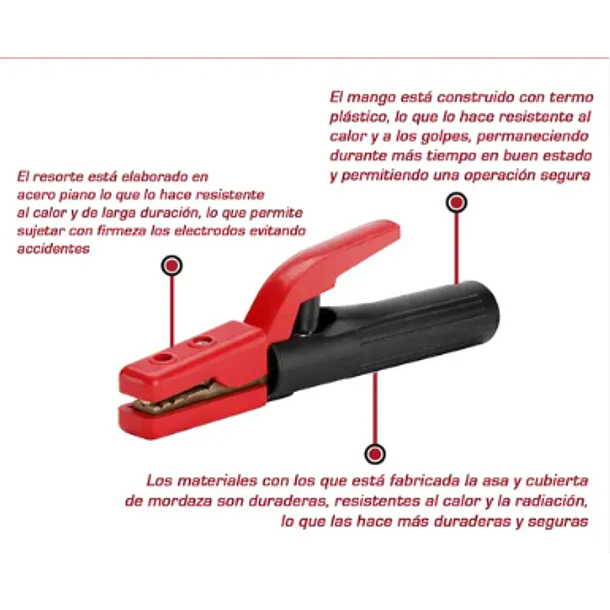 PORTAELECTRODO HOLDER 500 AMP LINCOLN 2