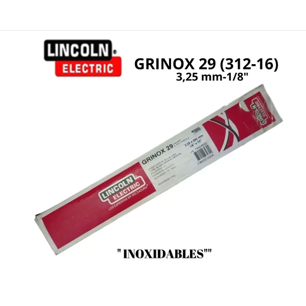 SOLDADURA INOX LINCOLN 312 1/8 BARRA