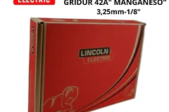 SOLDADURA LINCOLN GRIDUR 42A MANGANESO 1/8 KILO