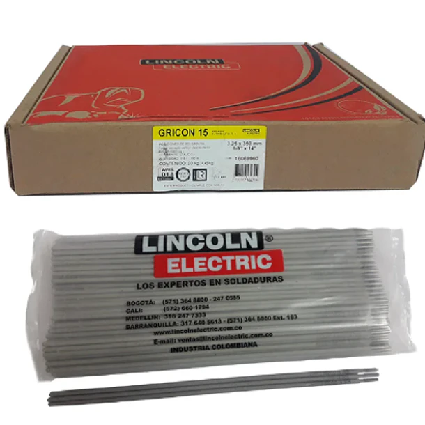SOLDADURA LINCOLN X CAJA 7018 5/32 X 20K