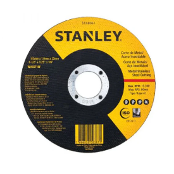 PROMO DISCO STANLEY CORTE METAL  41/2