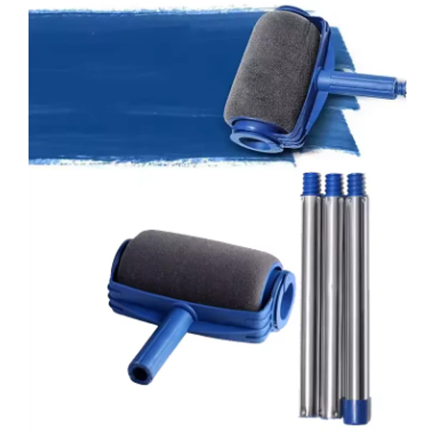 JGO DE RODILLO RECARGABLE HOPEX  C/EXTENSION TELESCOPICA X 6 PCS HXR-6 1