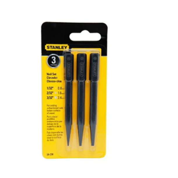 JGO STANLEY P/EMBUTIR CLAVOS 3PZA 58-230
