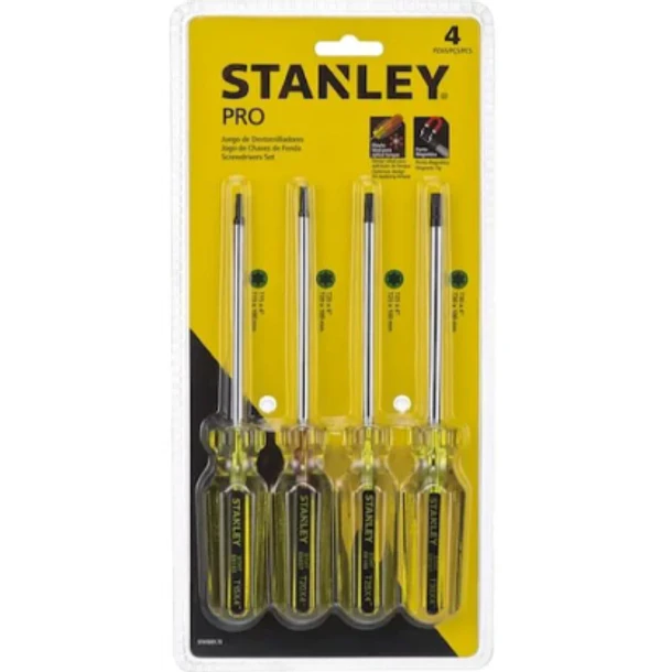 JGO DESTORNILLADORES STANLEY 5 PZAS 66806 MAGNETICO