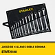 JGO LLAVES ACODADAS STANLEY 7-32 13 PZAS STMT25148