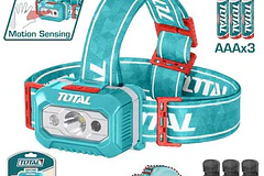 LINTERNA MINERO 200 LUMENES INCLUYE BATERIA SUPER TOTAL THL013AAA6