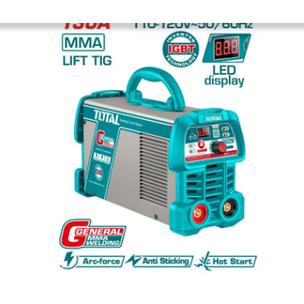 EQUIPO SOLDAR INVER TOTAL DIGITAL 130A (MMA-LIFT TIG) 110-120V SUPER TOTAL UTW213059