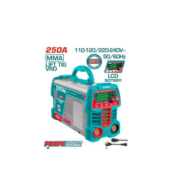 EQUIPO SOLDAR INVER TOTAL DIGITAL 250A (MMA-LIFT TIG-VRD) 110-220V INDUSTRIAL SUPER TOTAL UTW225069