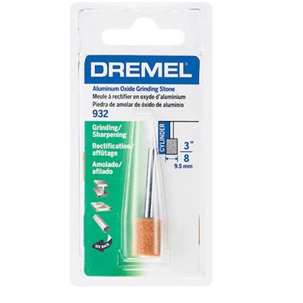 PIEDRA 932 DREMEL OXIDO DE ALUMINIO CILINDRICA  PUNTA CUADRADA  3/8 2615.000.932-000 1