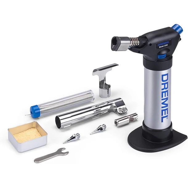 SOPLETE DREMEL VERSAFLAME QUEMADOR GAS BUTANO+ACCESORIOS