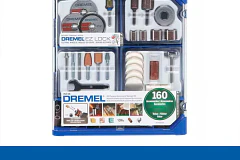 KIT DREMEL ACCESORIOS MULTIUSOS 160 PZAS RA 710AD