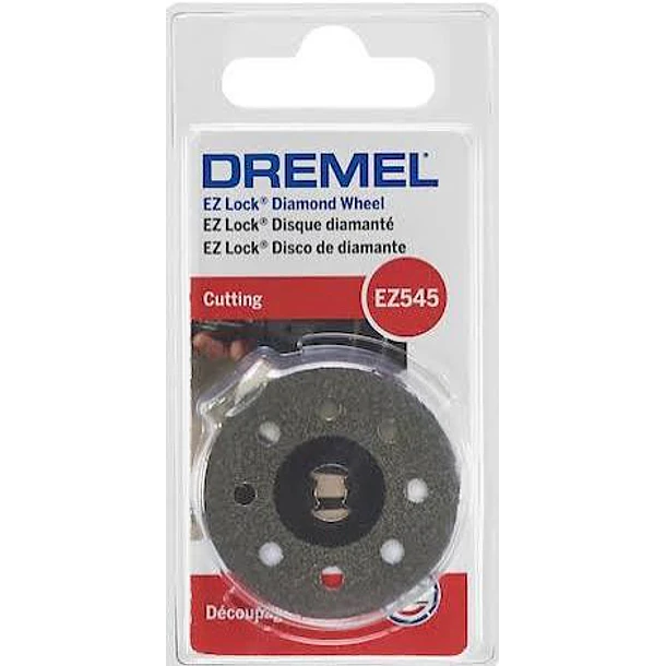 DISCO DE CORTE EZ545 DREMEL DIAMANTADO EASY LOCK 1 1/2 X38.1MMX 6MM 2615.E54.5AD-000