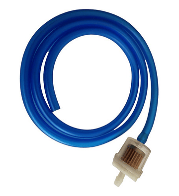 Manguera Bencina Combustible Silicon 4mm Con Filtro - 1mt