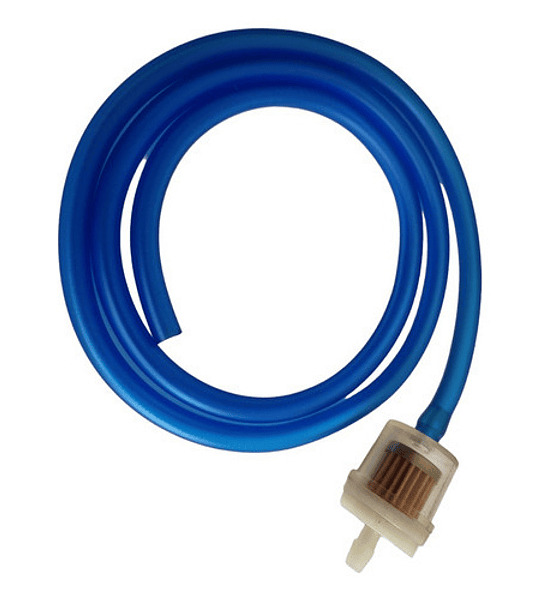 Manguera Bencina Combustible Silicon 4mm Con Filtro - 1mt