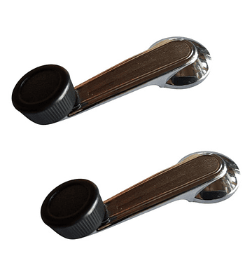 Manilla Alza Vidrio Nissan Datsun Metal, 2 Unidades