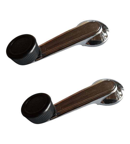 Manilla Alza Vidrio Nissan Datsun Metal, 2 Unidades