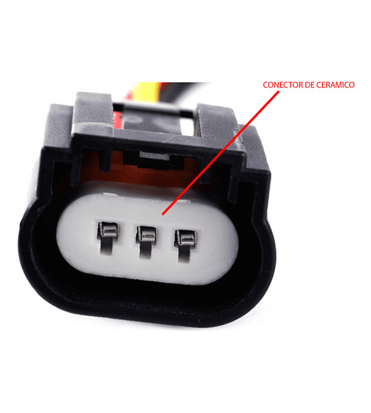 Enchufe Conector Para Ampolleta H13 Ceramico