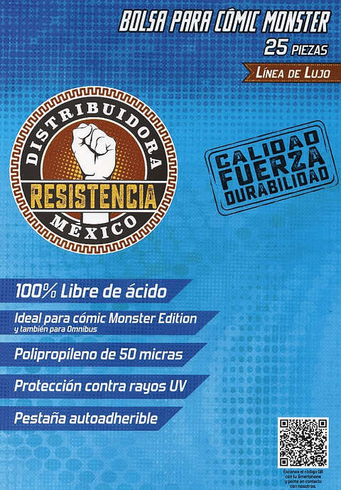 Bolsa para Manga/Comic Monster 25 unid. Línea de Lujo